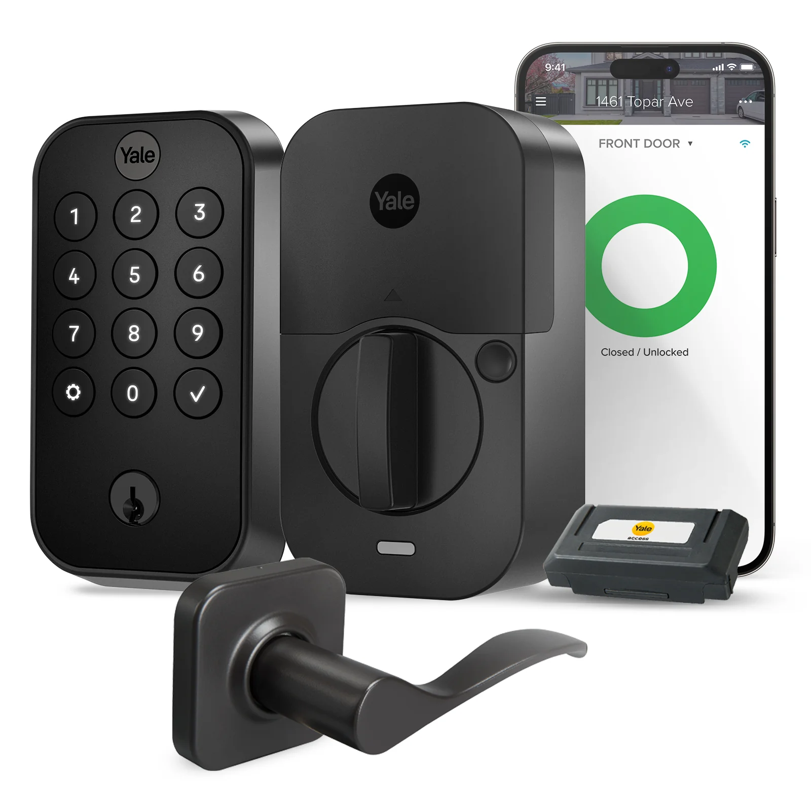 Yale Assure Lock 2 Keypad with Wi-Fi and Norwood Lever - Image 2