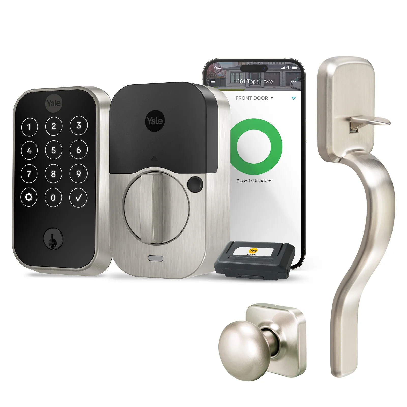 Yale Assure Lock 2 Keypad with Wi-Fi and Ridgefield Handle