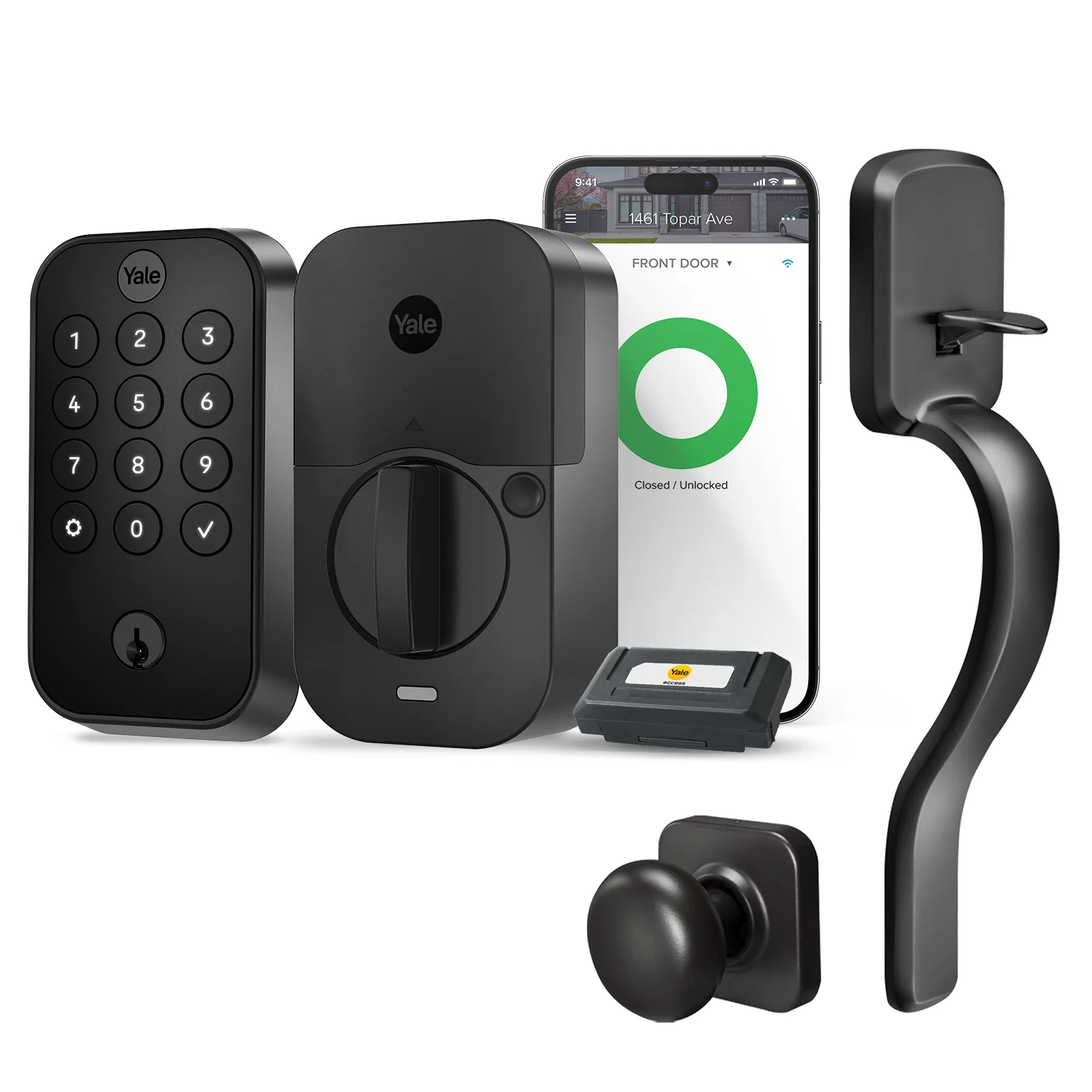 Yale Assure Lock 2 Keypad with Wi-Fi and Ridgefield Handle - Image 2