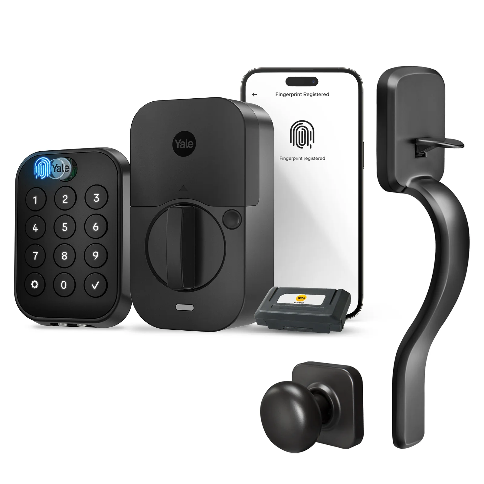 Yale Assure Lock 2 Touch Key-Free Keypad with Wi-Fi and Ridgefield Handle - Image 2