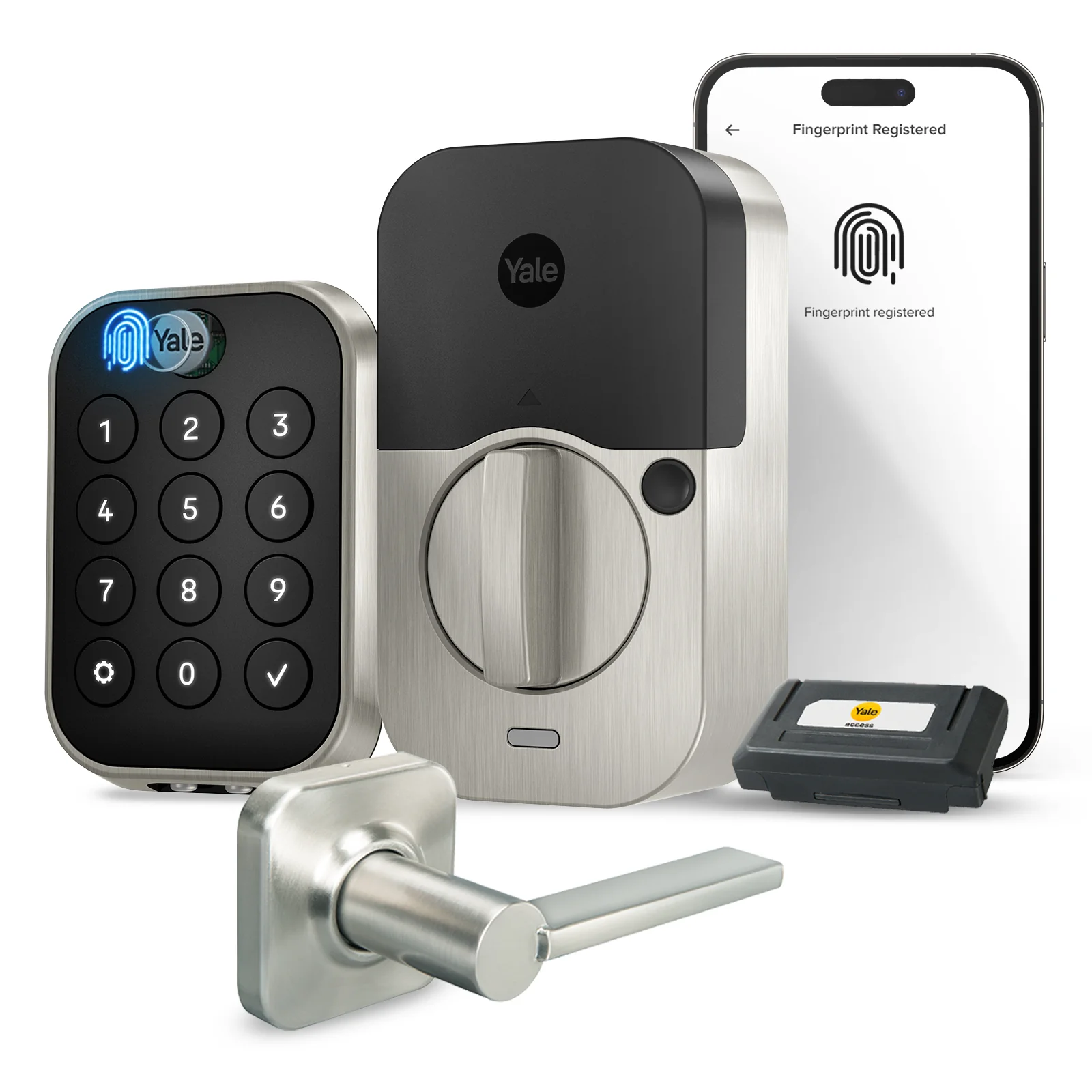 Yale Assure Lock 2 Touch Key-Free Keypad with Wi-Fi and Valdosta Lever - Image 2